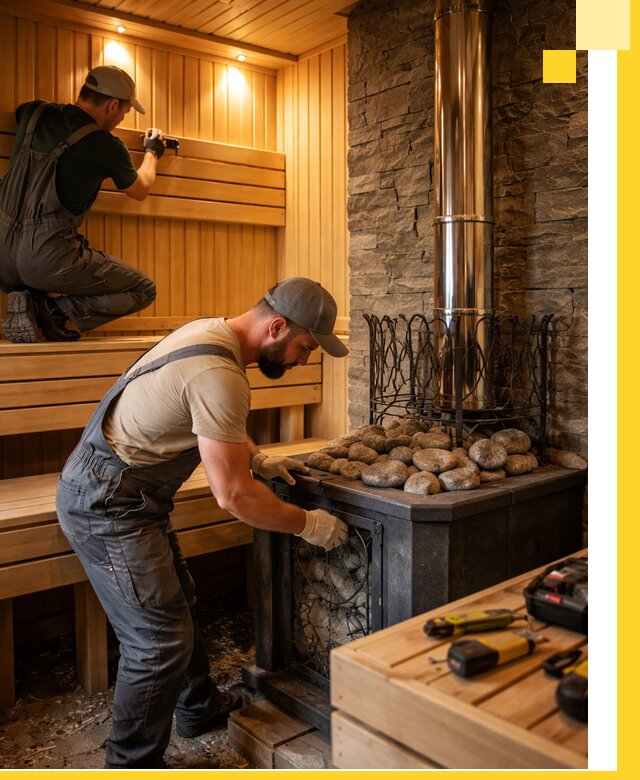 Комплексный дизайн бань, саун и зон отдыха в Салехарде