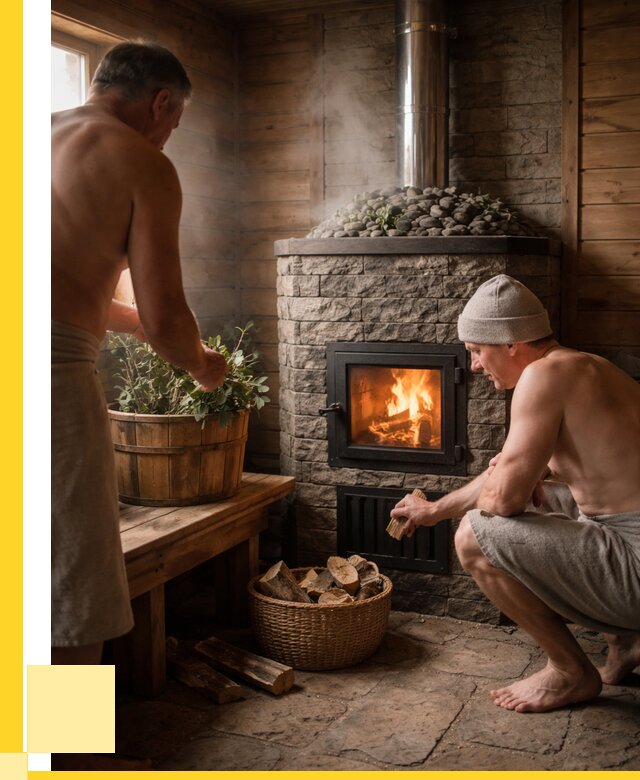 Банные печи под ключ в Салехарде от 48168 р. | ЭриданСлх кирпичная