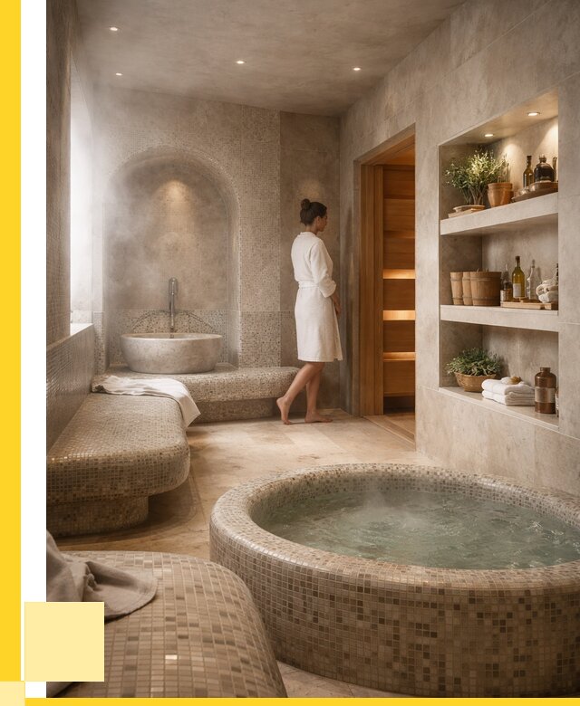 Строительство бани с хамамом в Салехарде от 802800 р. | ЭриданСлх