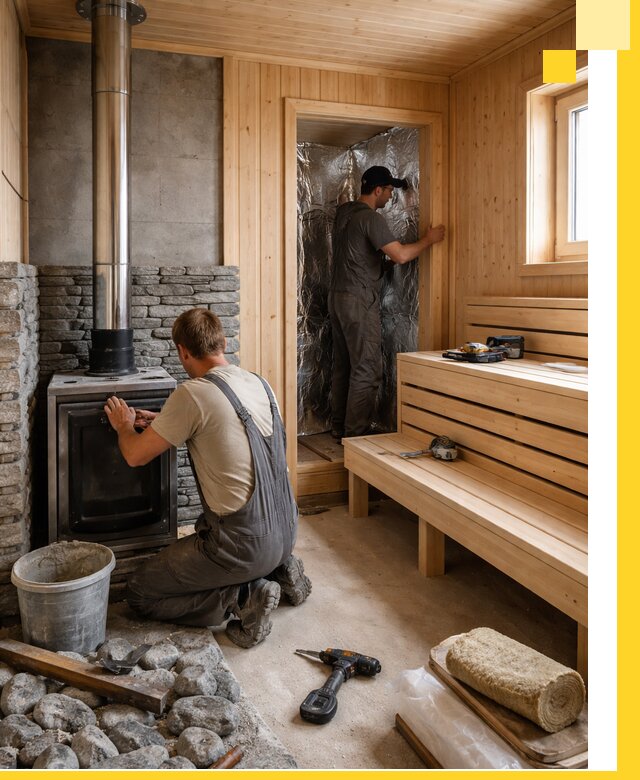 Строительство и изготовление бань под ключ в Салехарде