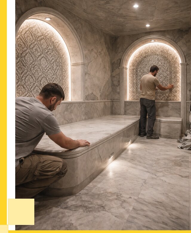 Турецкие бани под ключ в Салехарде от 267600 р. | ЭриданСлх