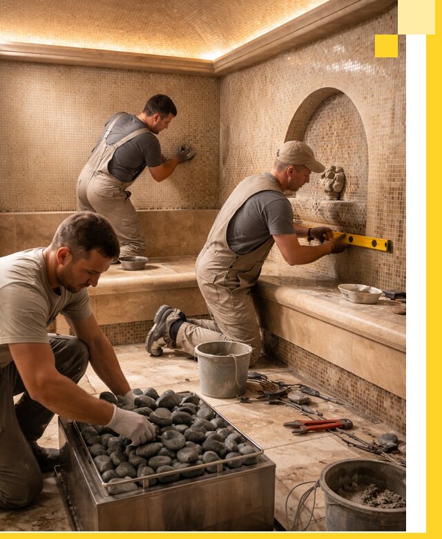 Проектирование и строительство хамама и сауны в Салехарде