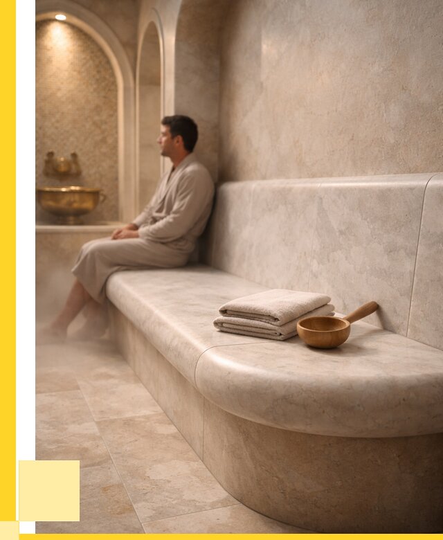 Сиденья для хамама в Салехарде под ключ от 12845 р. | ЭриданСлх