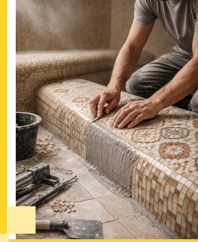 Плитка для хамама под ключ в Салехарде от 3746 р. | ЭриданСлх